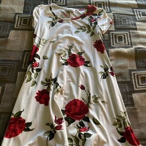 Floral print dress